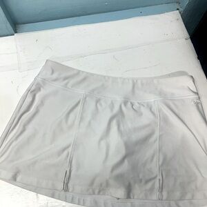White womens tennis skirt